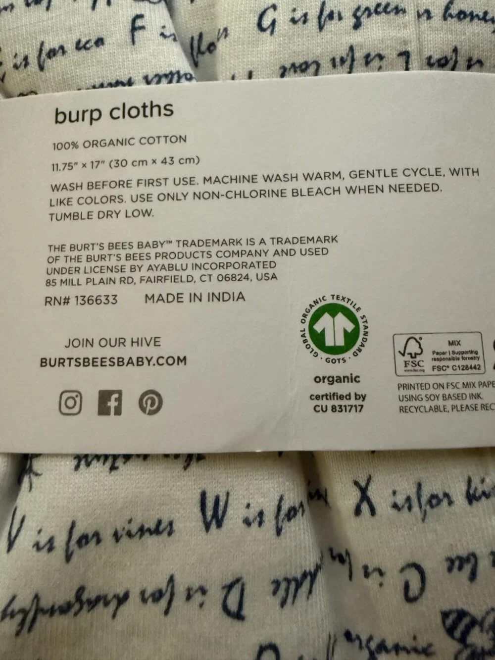 Burts Bees Baby burt bees